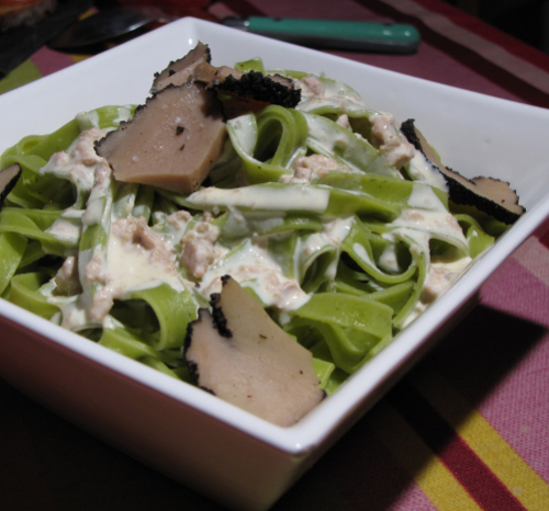 Tagliatelles Au Foie Gras Et Truffes Recette Valette